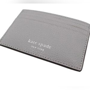 KATE SPADE NEW YORK NWOT Gray Card Holder
